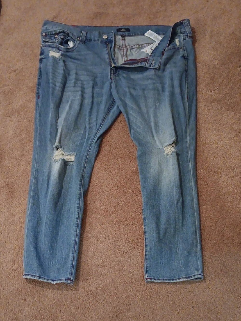True Religion Blue Distressed Men’s Jeans